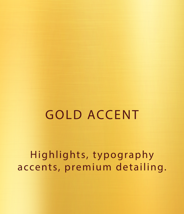 AKA Gold Accent color palette
